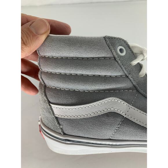 Vans SK8-Hi Gray High-Top Sneakers Size 7.5 Men - Picture 11 of 13